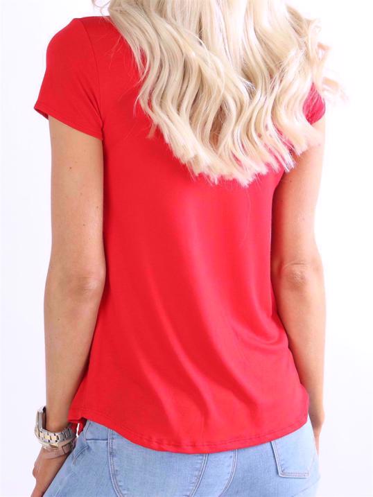 Otine Short - Enkel blus med korta ärmar (bestseller)
